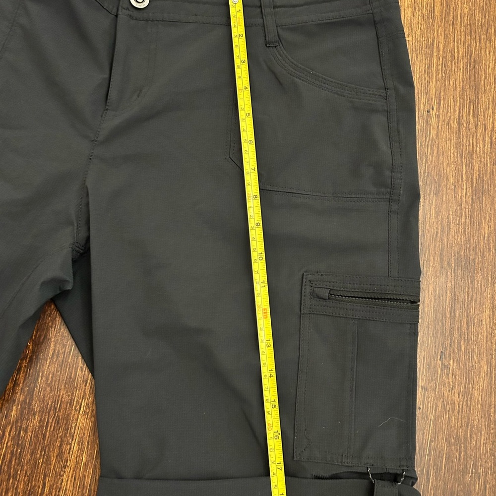 Women’s Kuhl Black Hiking Shorts adjustable length size 16 - Picture 7 of 8